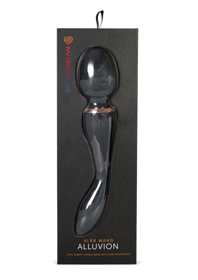 Nu Sensuelle Vibrators Nu Sensuelle Xlr8 Alluvion Silicone Rechargeable Wand Massager