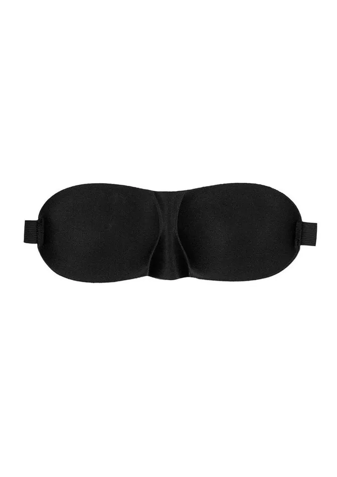 Ouch Couples Ouch Satin Curvy Eye Mask with Elastic Straps