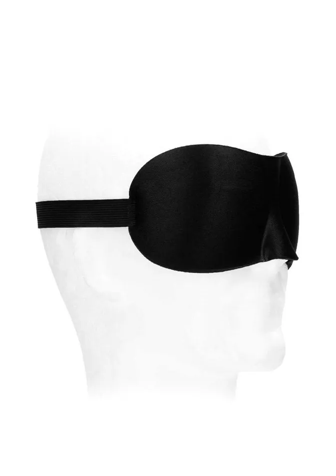 Ouch Couples Ouch Satin Curvy Eye Mask with Elastic Straps