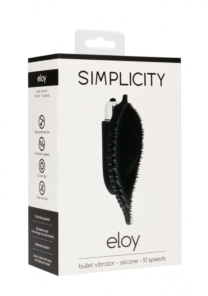 Shots Simplicity ELOY Bullet vibrator Black Vibrators