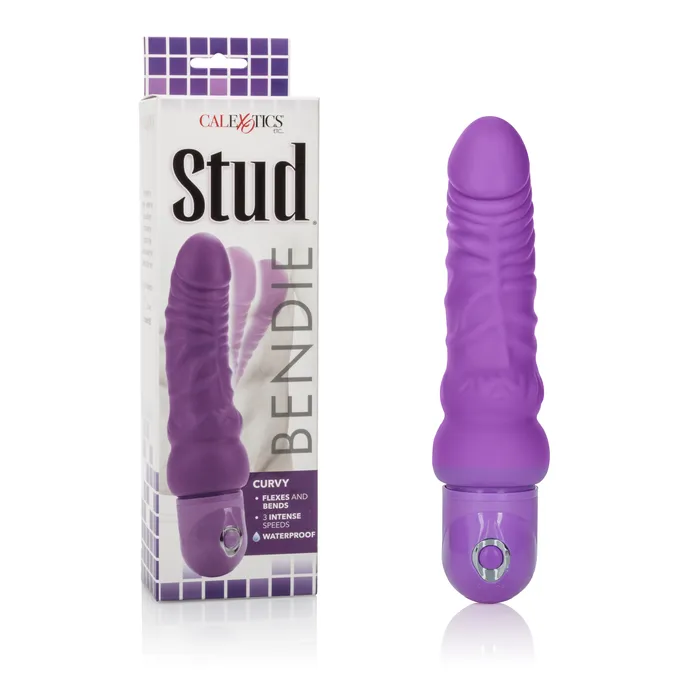 Vibrators California Exotic Bendie Power Stud Curvy Purple