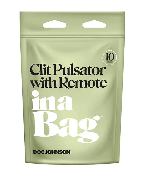 Vibrators Doc Johnson In A Bag Panty Vibe wRemote Purple