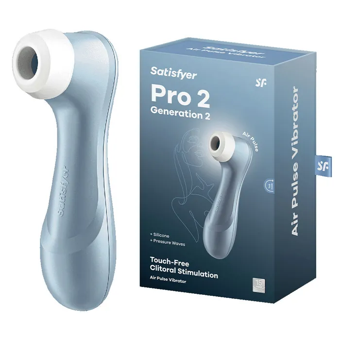 Vibrators Satisfyer Satisfyer Pro 2 Blue TouchFree USBRechargeable Clitoral Stimulator