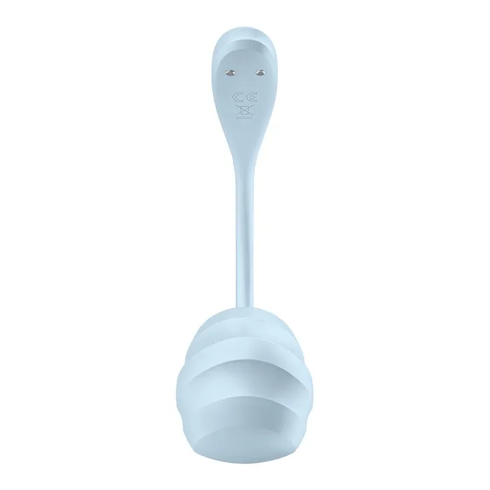 Vibrators Satisfyer Satisfyer Smooth Petal Light Blue Wearable Stimulator with App Control