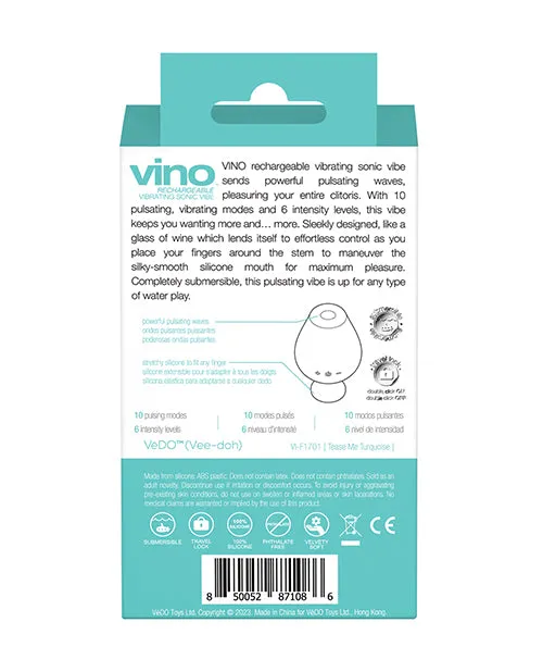 Vibrators Savvy Co Vedo Vino Rechargeable Sonic Vibe