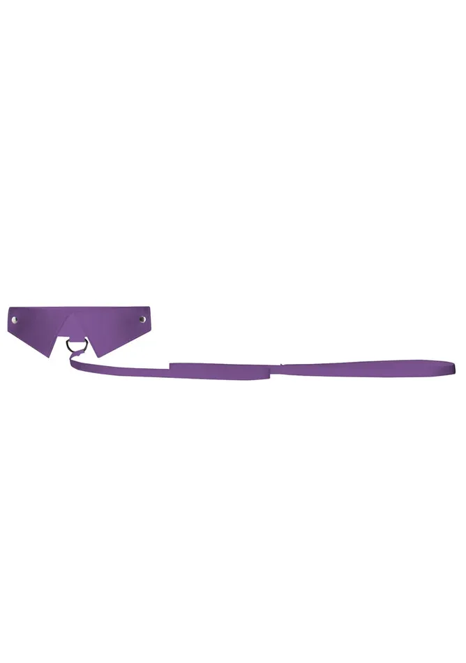 Vibrators Shots Ouch Classic Collar with Leash Purple