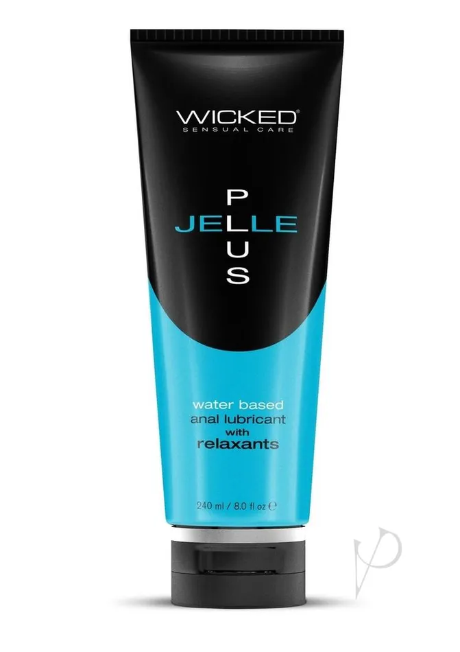 Wicked Jelle Male Sex Toys Wicked Jelle Plus Water Based Anal Lubricant with Relaxants