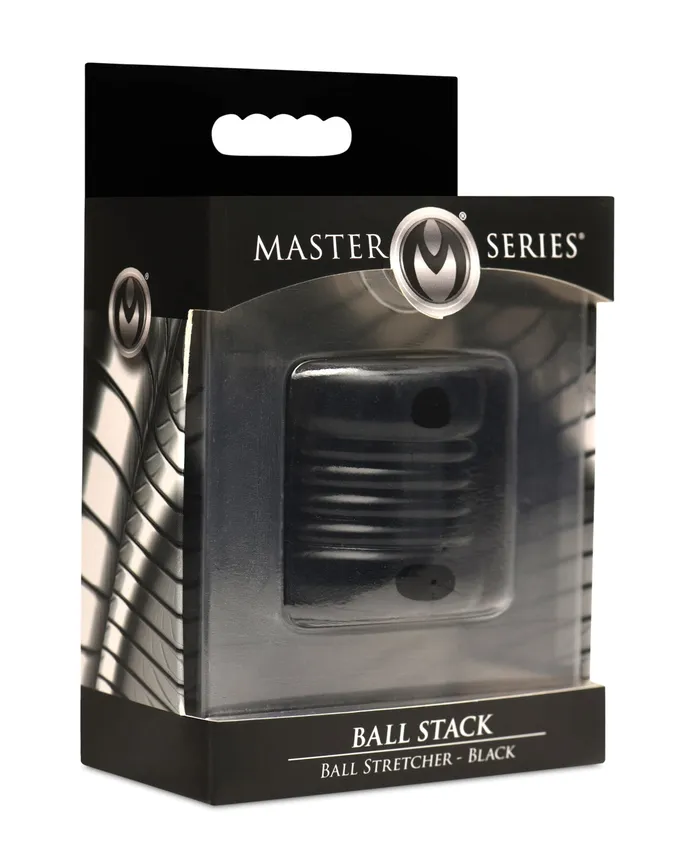 Xr LLC Male Sex Toys Master Series Ball Stack Ball Stretcher Black