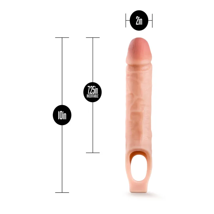 Blush Novelties Male Sex Toys Performance Cock Sheath 10 Inch Penis Extender