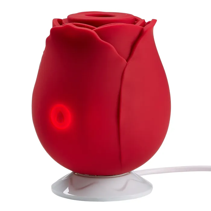 Cloud 9 Novelties Cloud 9 Health Wellness Rose Suction Stimulator Red Vibrators