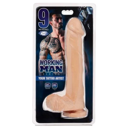 Cloud 9 Novelties Dildos Cloud 9 Working Man 9 Light Your Tattoo Artist 