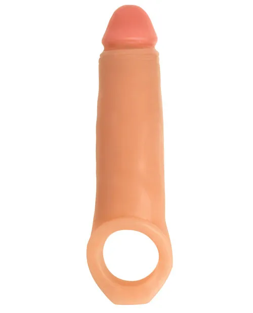 CURVE NOVELTIES Jock 2in Enhancer W Ball Strap Vanilla Male Sex Toys