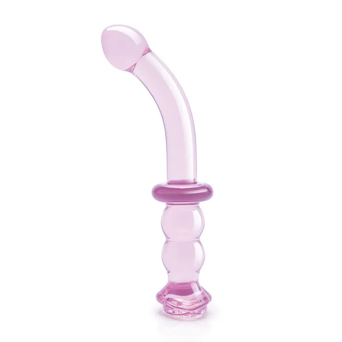 Dildos Dream Toys Glaze Glass Rosebud GSpot Dildo Pink