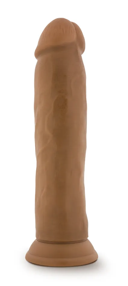 Dr Skin Silicone Dr Henry 9 Inch Dildo With Suction Cup Mocha Blush Novelties Female Sex Toys