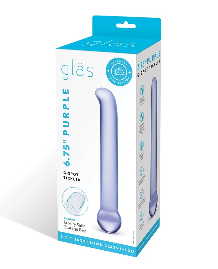 Electric Hustler Lingerie Dildos Glas Purple Gspot Tickler