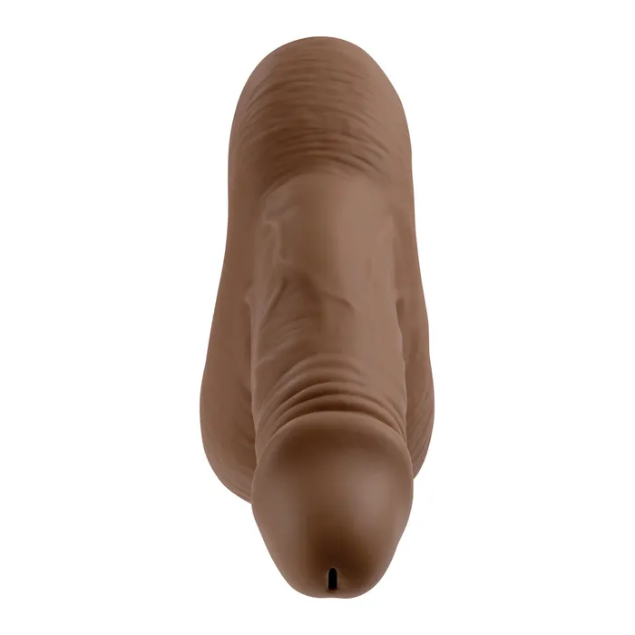 Evolved Novelties Dildos Gender X Stand To Pee Silicone Packer Dark Flesh