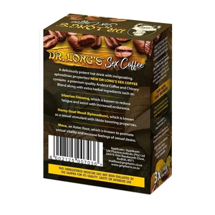 Female Sex Toys Dr Longs Stimulating Coffee for Men Women 3 x 10g PIL Female Sex Toys Dr Longs Stimulating Coffee for Men Women 3 x 10g PIL