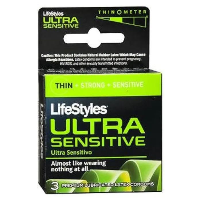 Female Sex Toys Lifestyle Ultra Sensitive Condoms 3 WIL