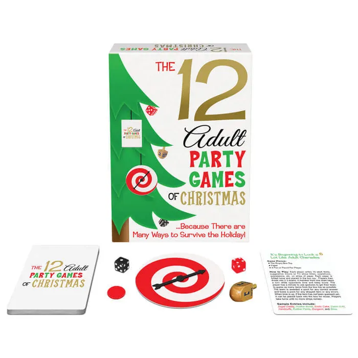 Games KHEPER GAMES The 12 Adult Party Games Of Christmas Card Game