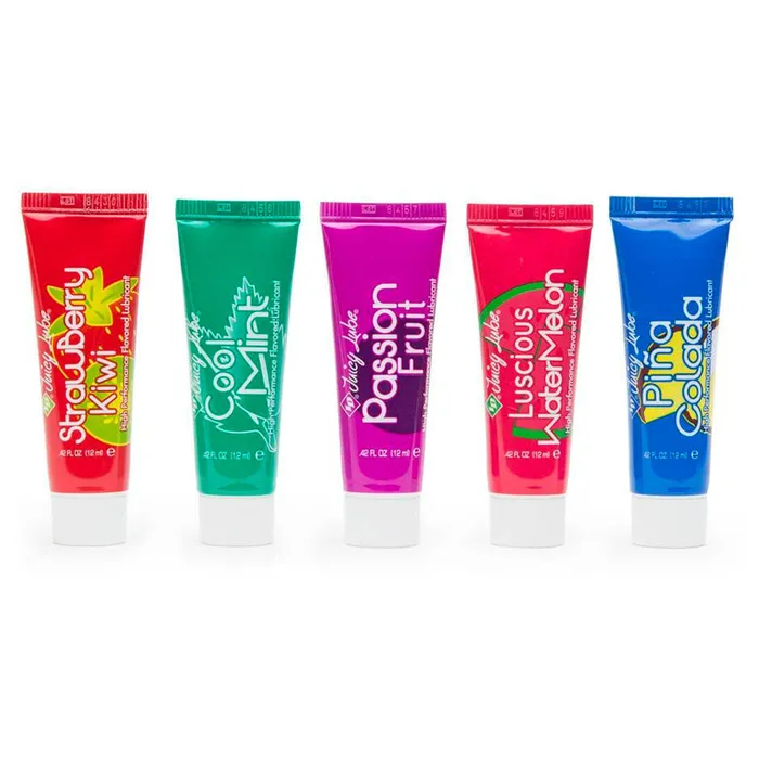 ID Lubricants ID Juicy Lube Assorted Flavors 500 Pieces 12 ml Tubes Female Sex Toys