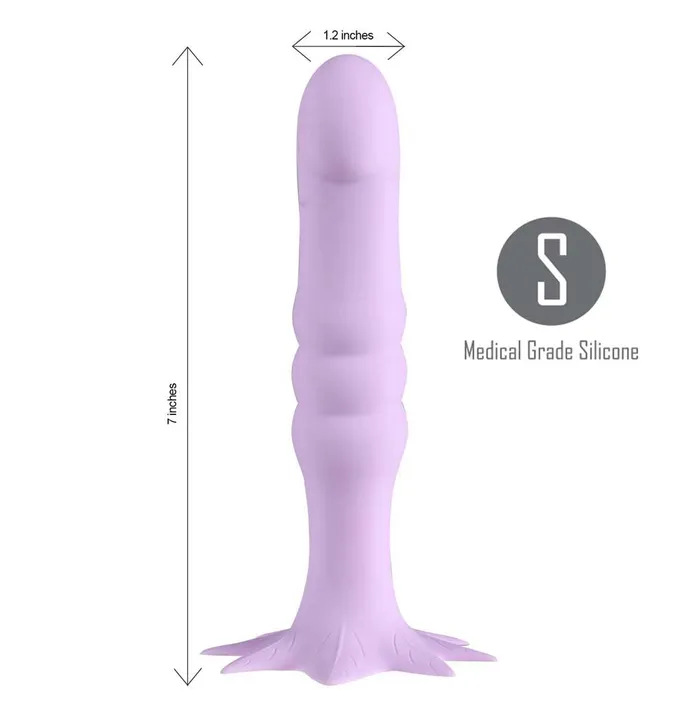 Maia Toys Dildos Dazey 420 7 inch Silicone Dong in Pastel Purple