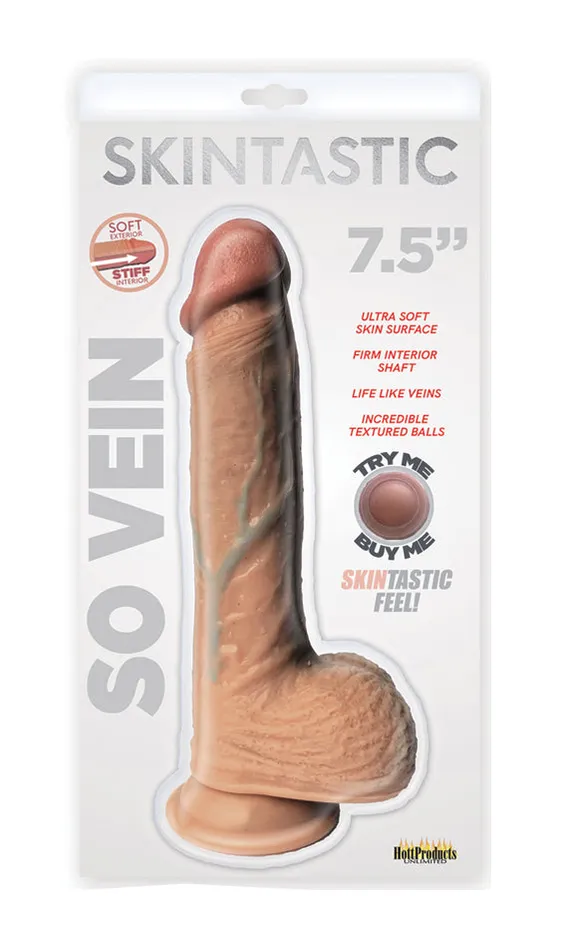 Male Sex Toys Hott Products Skinsations Skintastic Series So Vein 75