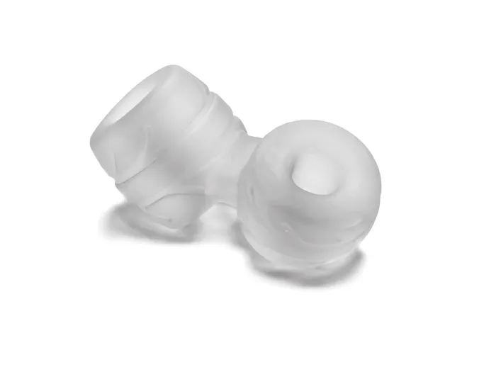 Male Sex Toys Perfect Fit Silaskin Cock and Ball Ring and Stretcher Clear