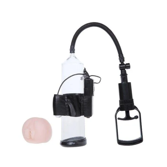 Male Sex Toys PRE Baile Clear Vibrating Penis Pump