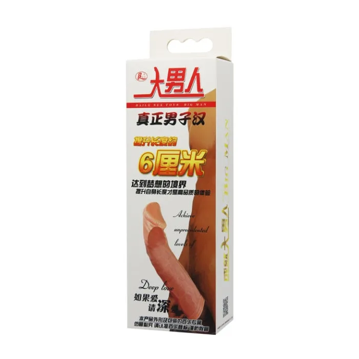 Male Sex Toys PRE Baile Deep Love 6inch Penis Sleeve Light