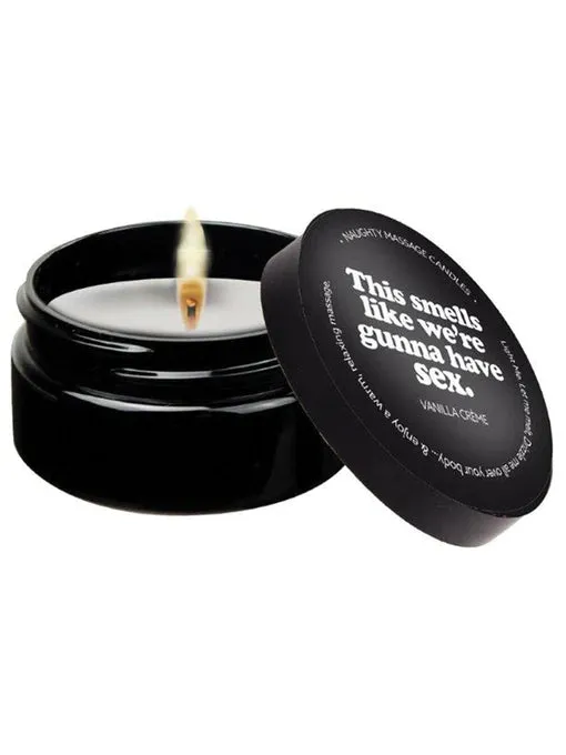 Naughty Notes KAMA SUTRA THIS CANDLE SMELLS LIKE WERE GUNNA HAVE SEX MASSAGE CANDLE 2OZ Couples