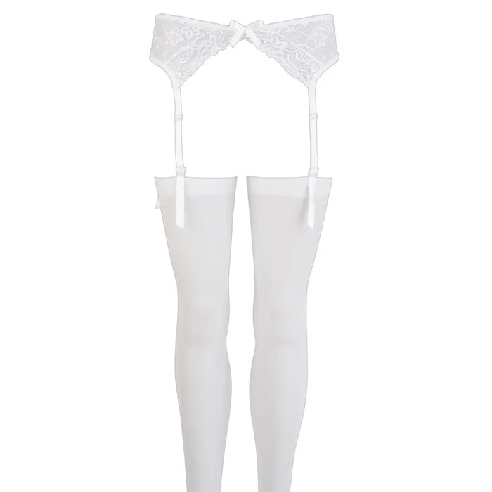 NOXQSE Suspender Set White NOXQSE Anal NOXQSE Suspender Set White NOXQSE Anal