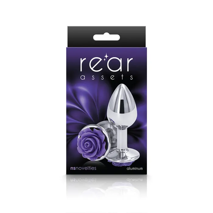 NS Novelties Vibrators Rear Assets Rose Small Purple