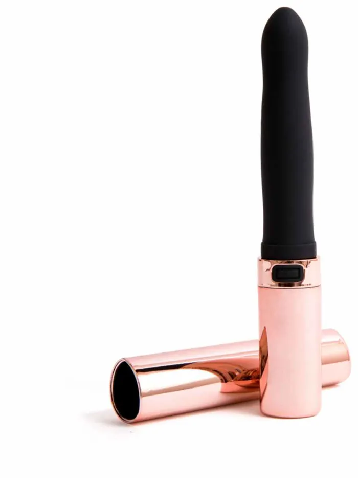 NU SENSUELLE CACHE 20 FUNC RECHARGEABLE COVERED VIBE ROSE GOLD NU SENSUELLE Vibrators