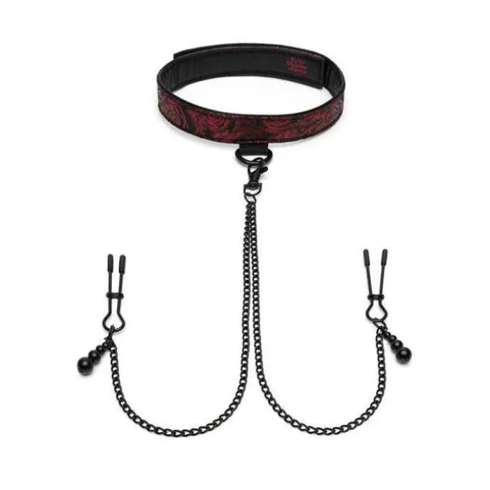 PAR Vibrators Fifty Shades of Grey Collar Nipple Clamps Sweet Anticipation