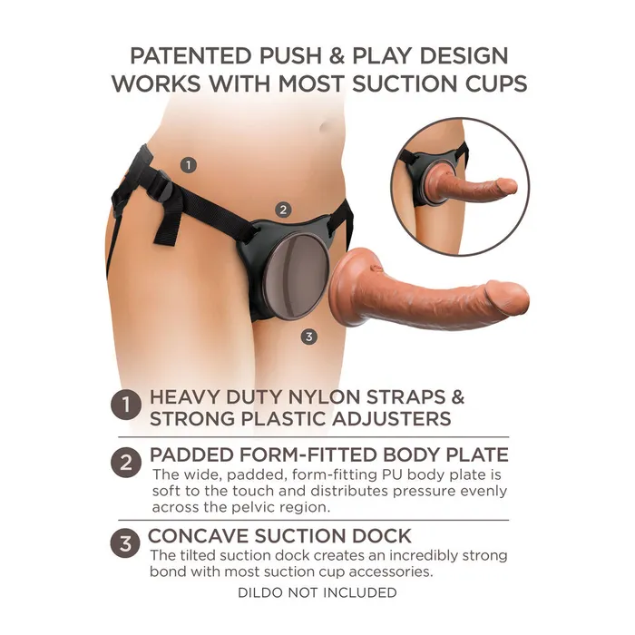 Pipedream King Cock Elite Comfy Body Dock StrapOn Harness Female Sex Toys Pipedream King Cock Elite Comfy Body Dock StrapOn Harness Female Sex Toys