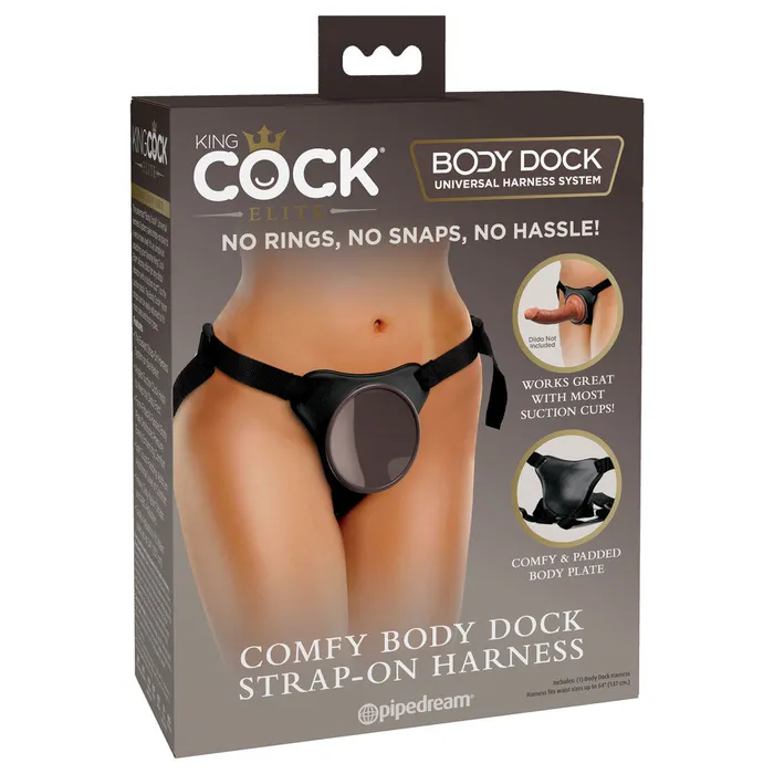 Pipedream King Cock Elite Comfy Body Dock StrapOn Harness Female Sex Toys Pipedream King Cock Elite Comfy Body Dock StrapOn Harness Female Sex Toys
