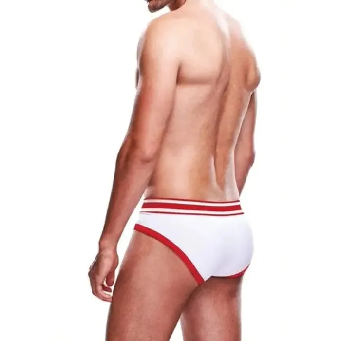 Prowler Brief White Red Prowler Vibrators