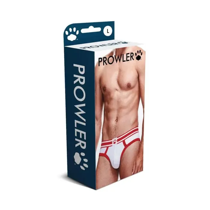 Prowler Brief White Red Prowler Vibrators