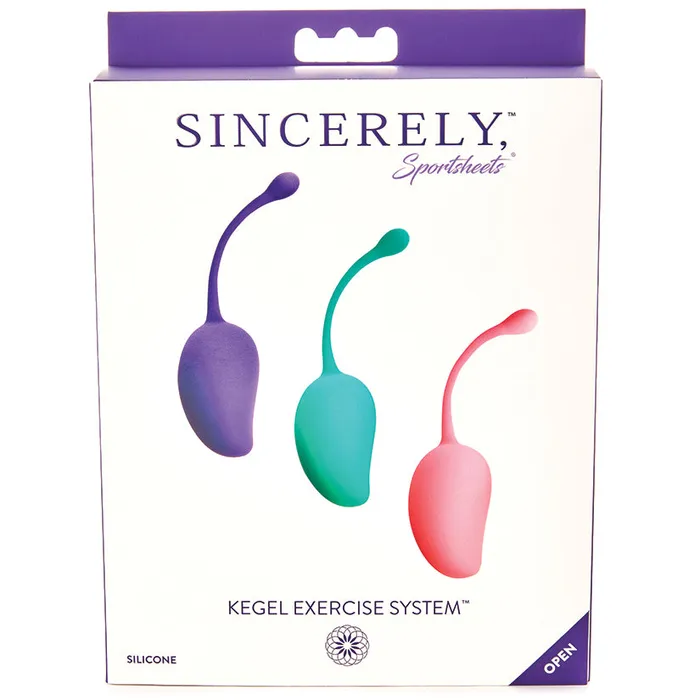 Sincerely Kegel Exercise System 3pk SPORTSHEETS Female Sex Toys
