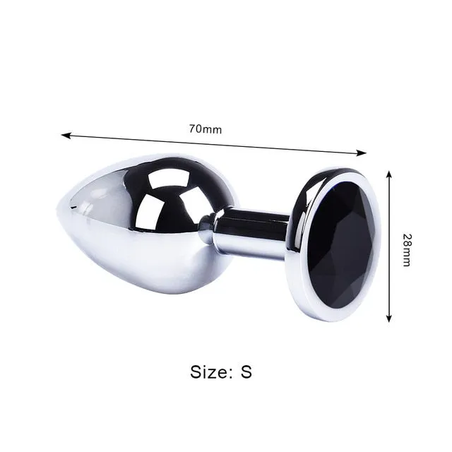 Smooth Steel Butt Plug 69shadesofplay Anal Smooth Steel Butt Plug 69shadesofplay Anal
