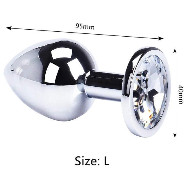 Smooth Steel Butt Plug 69shadesofplay Anal Smooth Steel Butt Plug 69shadesofplay Anal