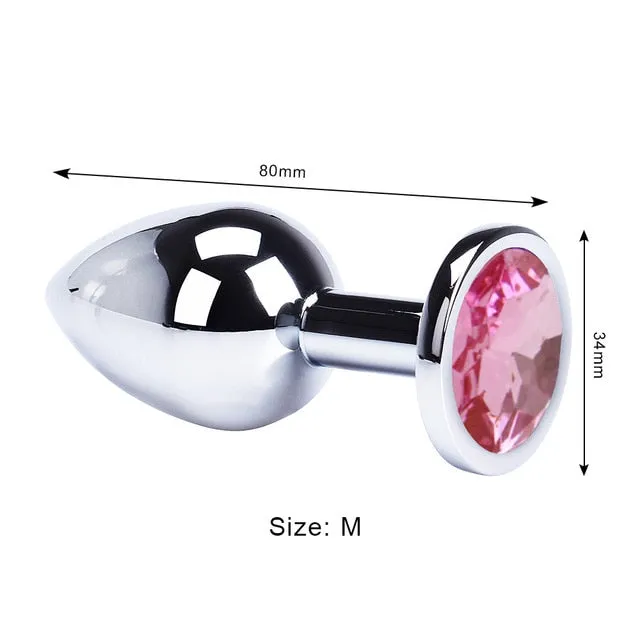 Smooth Steel Butt Plug 69shadesofplay Anal Smooth Steel Butt Plug 69shadesofplay Anal