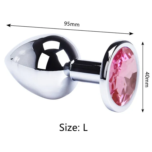 Smooth Steel Butt Plug 69shadesofplay Anal Smooth Steel Butt Plug 69shadesofplay Anal
