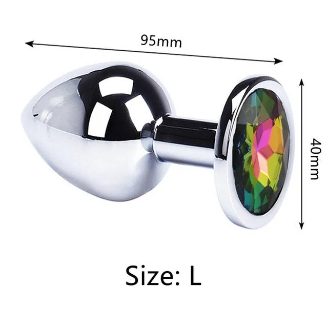 Smooth Steel Butt Plug 69shadesofplay Anal Smooth Steel Butt Plug 69shadesofplay Anal