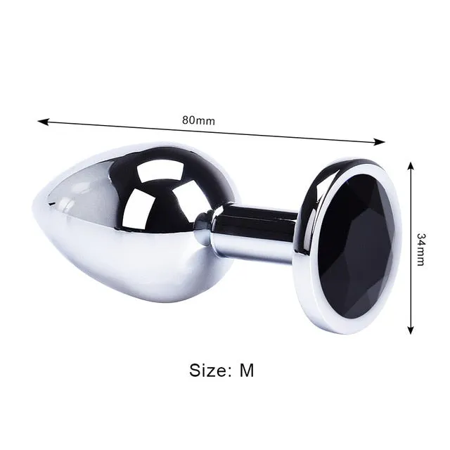 Smooth Steel Butt Plug 69shadesofplay Anal Smooth Steel Butt Plug 69shadesofplay Anal