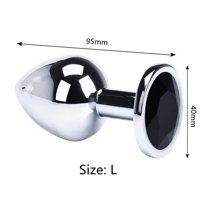Smooth Steel Butt Plug 69shadesofplay Anal Smooth Steel Butt Plug 69shadesofplay Anal