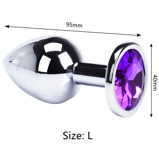 Smooth Steel Butt Plug 69shadesofplay Anal Smooth Steel Butt Plug 69shadesofplay Anal