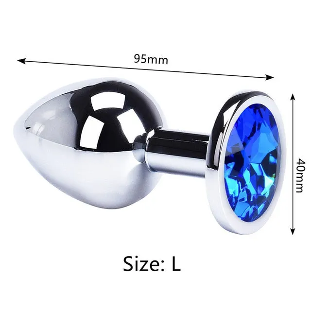 Smooth Steel Butt Plug 69shadesofplay Anal Smooth Steel Butt Plug 69shadesofplay Anal