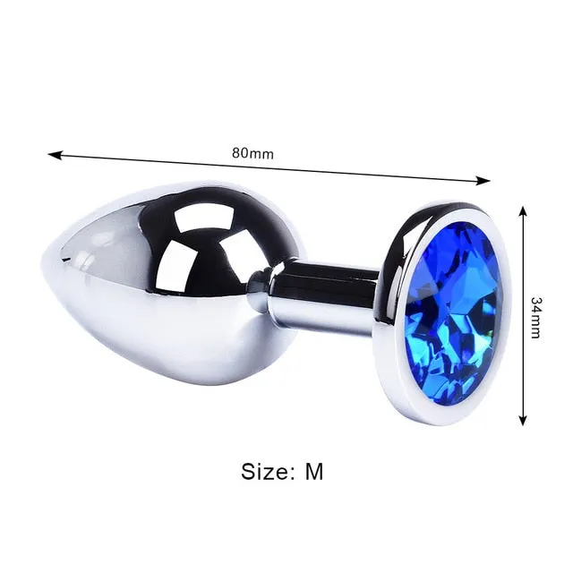 Smooth Steel Butt Plug 69shadesofplay Anal Smooth Steel Butt Plug 69shadesofplay Anal