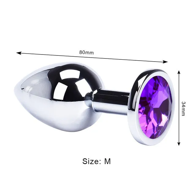 Smooth Steel Butt Plug 69shadesofplay Anal Smooth Steel Butt Plug 69shadesofplay Anal